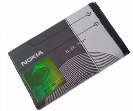 Bateria Nokia BL-5C 2310 1100 1108 1255 1315 1600 N70 E60 1100 N71 N72 N91 Asha 202