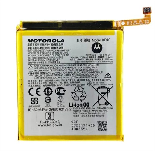 Bateria para Motorola KD40 Moto G8 PLUS Xt2019-2 ORIGINAL NACIONAL